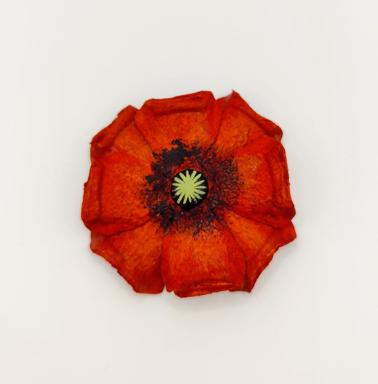 Imán Flor Amapola Rojo