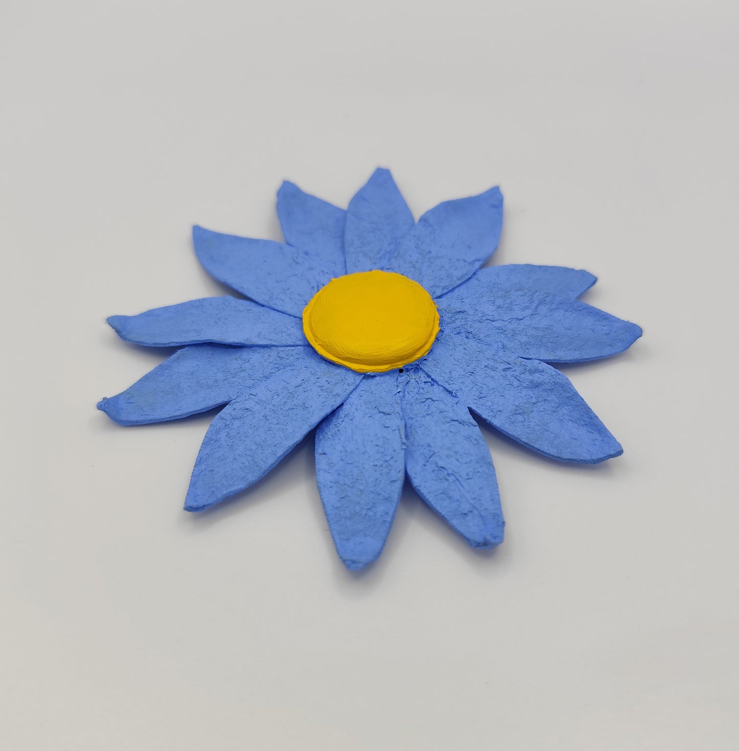 Imán Flor Gerbera Azul