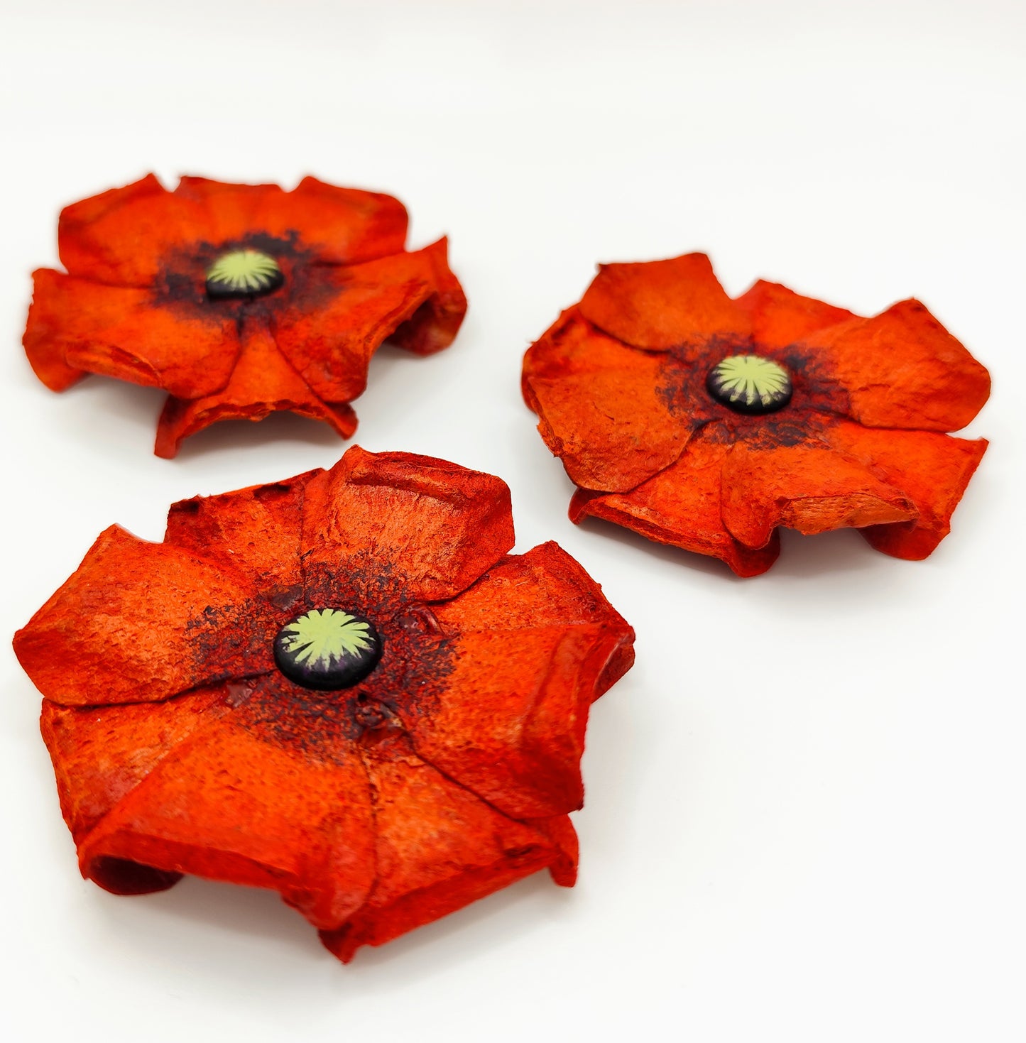 Imán Flor Amapola Rojo