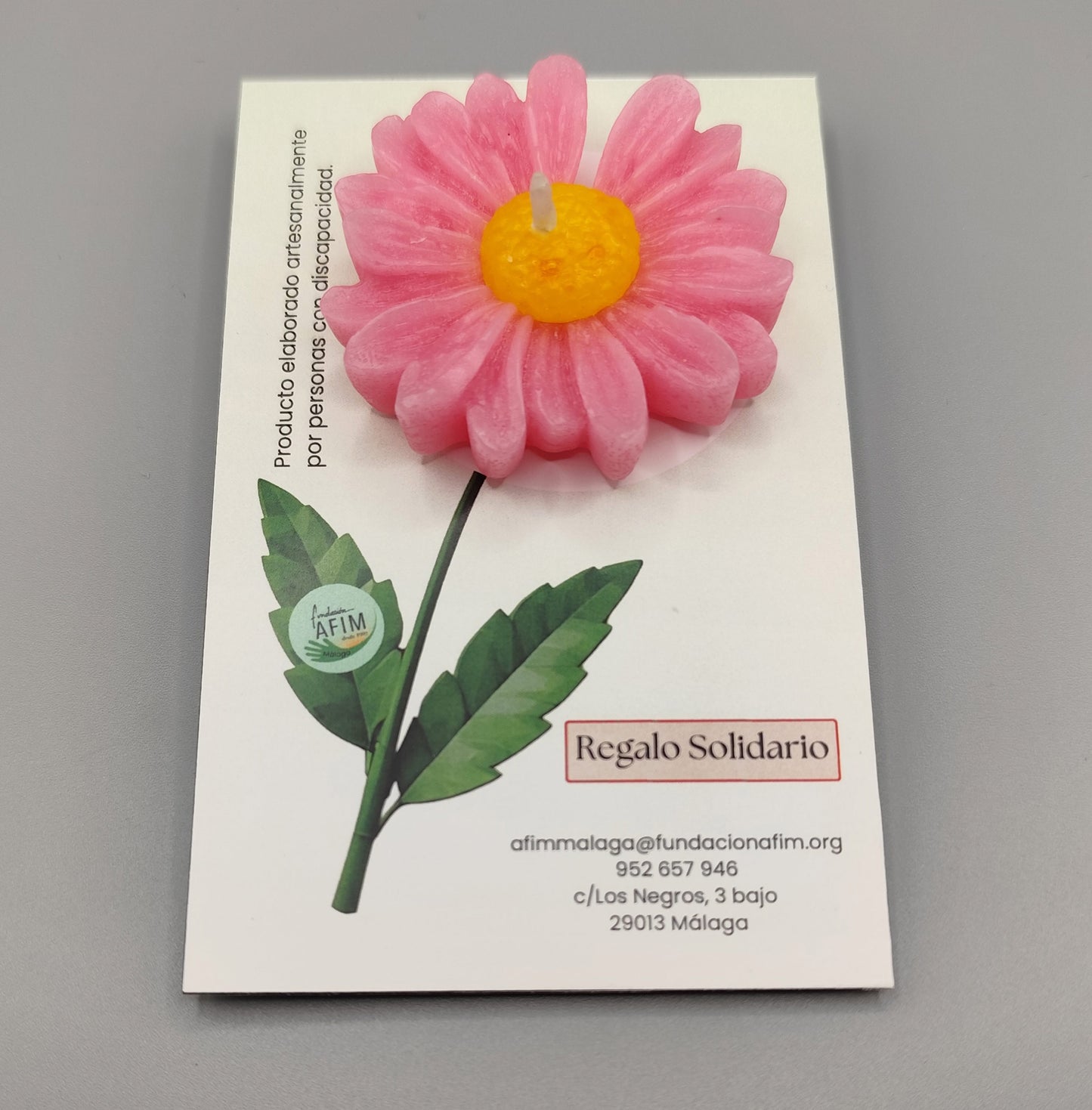 Vela de té Margarita (rosa)