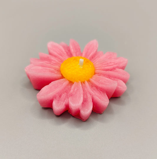 Vela de té  Margarita (rosa)