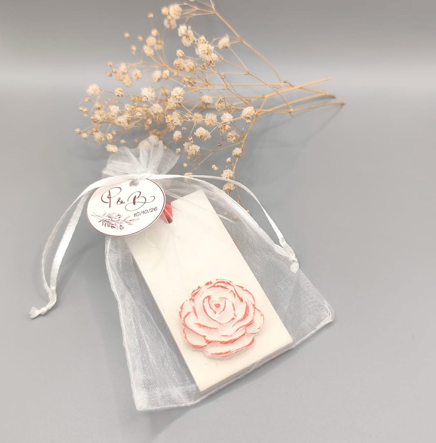 Difusor aromático de resina con flores integradas