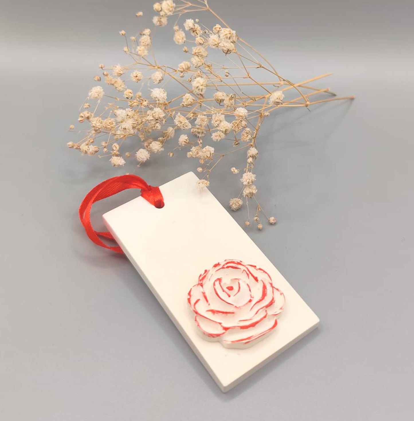 Difusor aromático de resina con flores integradas