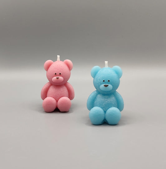 Ositos de vela artesanales pequeños